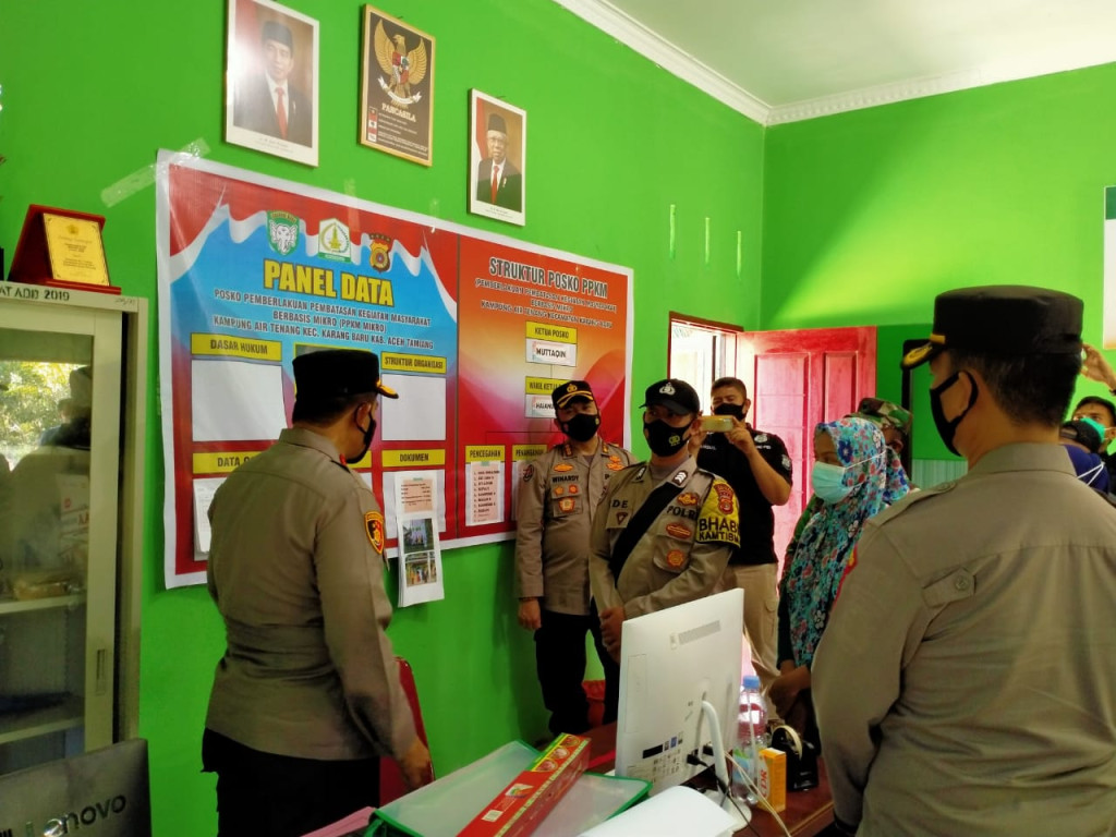 FOTO KEGIATAN KUNJUNGAN POLDA ACEH PADA MASA PANDEMI COVID-19 TAHUN 2020